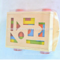 Brand New Kids Education Blocks, 30 peças de blocos de madeira para crianças, Handmade Colorful Baby Blocks